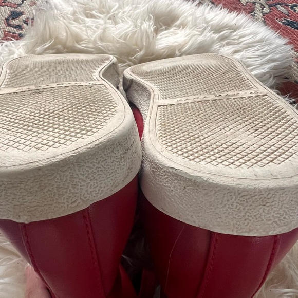 Zara Men’s Red “Gucci’esque” Hightops.  Size 11.5 - Picture 4 of 7